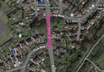 Burst water main at the junction of Fosseway/Charlton Road