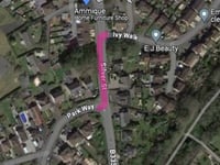 Burst water main at the junction of Fosseway/Charlton Road