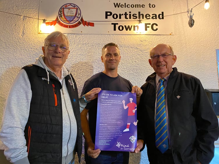 The attached picture shows Portishead Chairman, Adrian Green, Head of Marketing at Toolstation, Greg Richardson and Western League Chairman, John Pool (left to right).