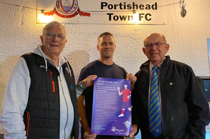 The attached picture shows Portishead Chairman, Adrian Green, Head of Marketing at Toolstation, Greg Richardson and Western League Chairman, John Pool (left to right).