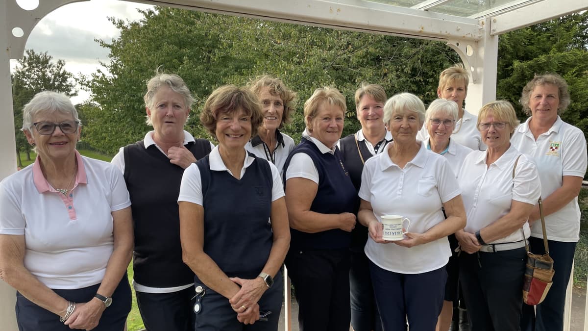 Wells Golf Club past ladies captains bag the win in Daily Mail