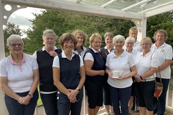 Wells ladies winning team. 