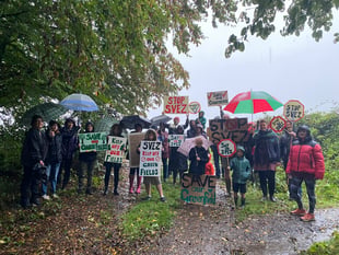 'Say no to SVEZ' protest