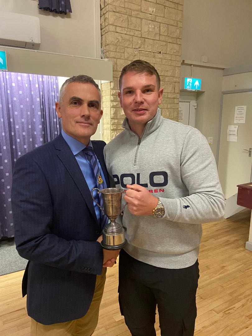 Timsbury Cricket Club line up the trophies