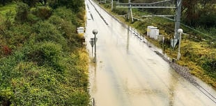 Flooding on tracks causes closures