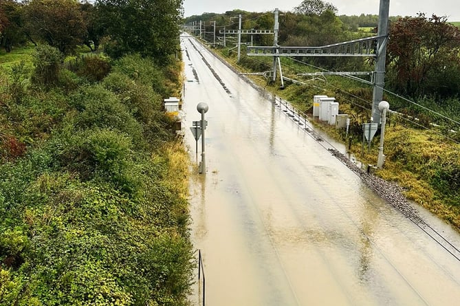 GWR have warned of train closures due to flooding.