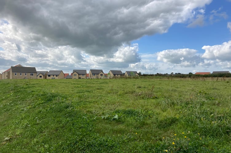 Planned Site Of New Primary School On Marigold Road In Frome.
