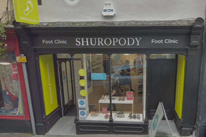 Shuropody shop could become wine shop/restaurant.