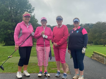 Wells Golf Club raise £2,233 on Breast Cancer Awareness Charity Day