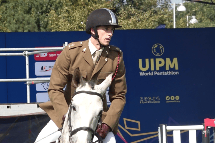 Lieutenant Sam Curry hopes to compete in Paris Olympics.