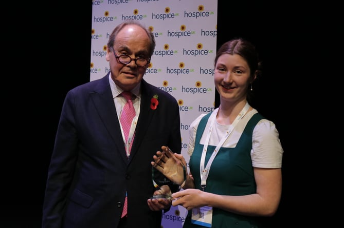 Dorothy House Hospice Care's Young Volunteer won award.