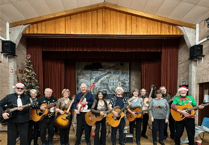 The Singing Guitars get set to entertain Coleford in aid of a homeless charity