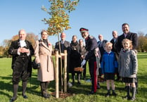 Tree planting ceremony for the Royals