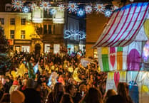Frome Town Council kick-off the festive season with a Christmas Light Lantern Parade