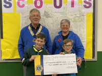 Scouts raise the roof