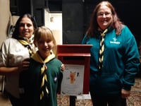 Midsomer Norton and Radstock Scouts help Father Christmas as Scouts Christmas Post returns