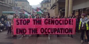 Bath Gaza ceasefire protest