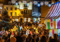 Frome get set for Christmas with lights switch on and lantern parade