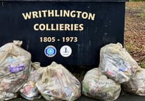 Writhlington residents come together for a big autumn clean up
