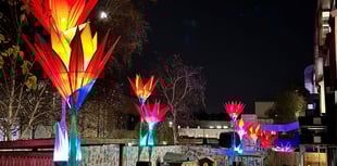 Frome Jigantics spread Christmas cheer with RUH art installation