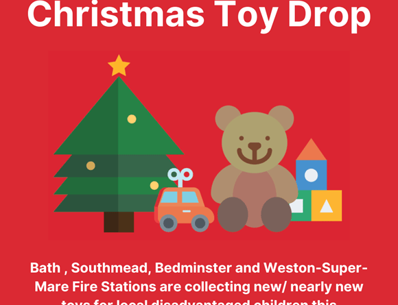 Avon Fire and Rescue toy drop drive. 