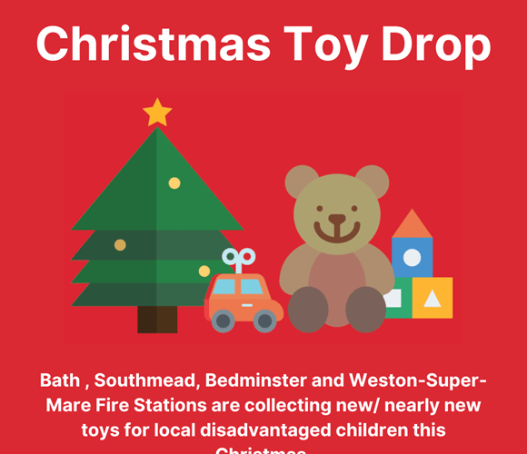 Avon Fire and Rescue toy drop drive. 