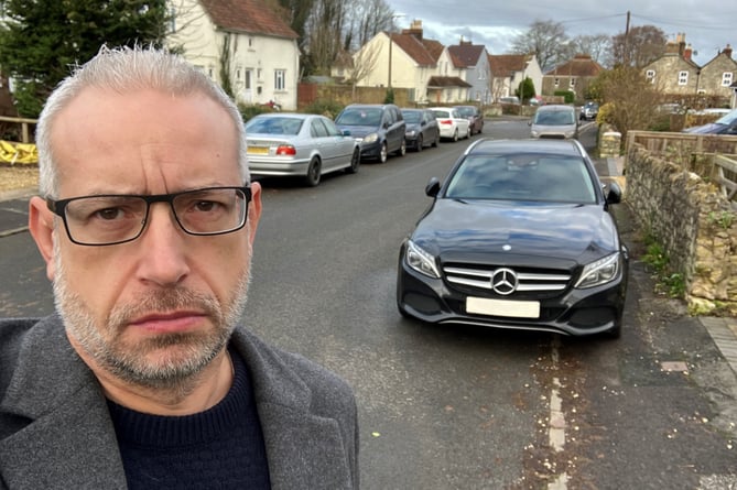 Councillor from Timsbury, Shaun Stephenson-McGall calls for pavement parking ban