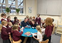 St Mary’s C of E Primary School and Nursery welcomed inspirational author Stewart Foster