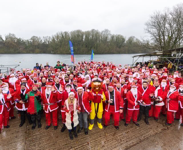 When Santa went diving