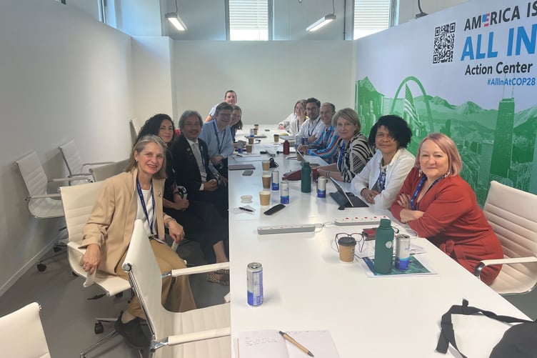 Photographs of Wera Hobhouse MP at COP28