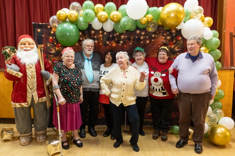 Residents enjoy the Timsbury festivities.