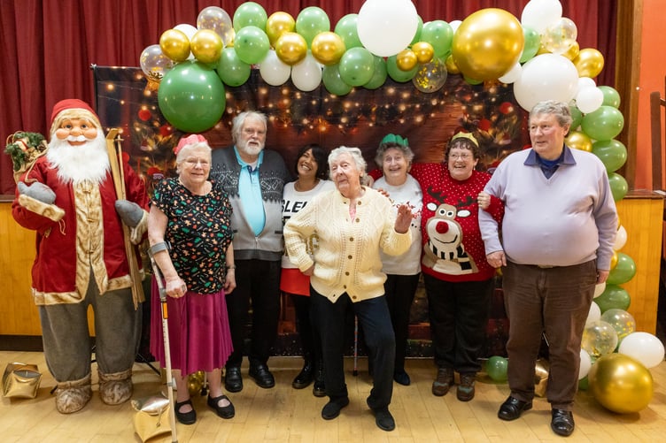 Residents enjoy the Timsbury festivities.