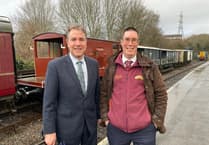 Social media star Francis Bourgeois at event to mark 50 years of Avon Valley Railway