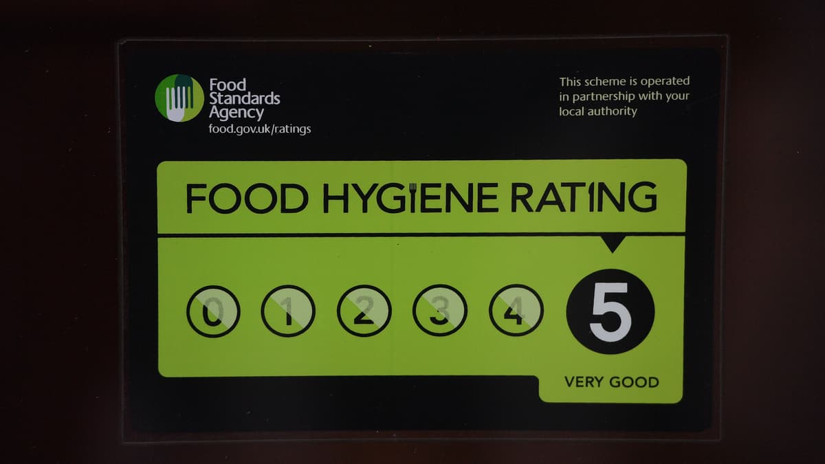 Food hygiene ratings handed to 10 North Somerset establishments 