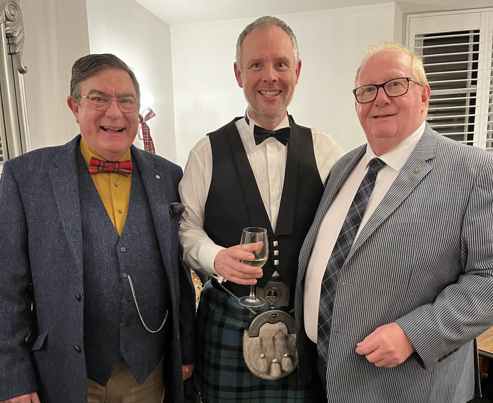 A toast to Haggis: Rotary Club welcome Mayor to Burns Night event