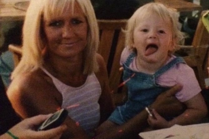 Mollie Chapman with her mum Jane