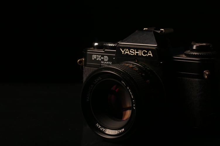 Photo of an SLR camera