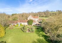 "Charming" country home for sale has its own pool and "idyllic" countryside views 