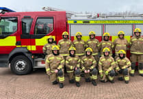 Three new firefighters now serving in the Bath and North East Somerset area