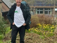 Hiker training for charity walk by travelling to 'local' pub on foot
