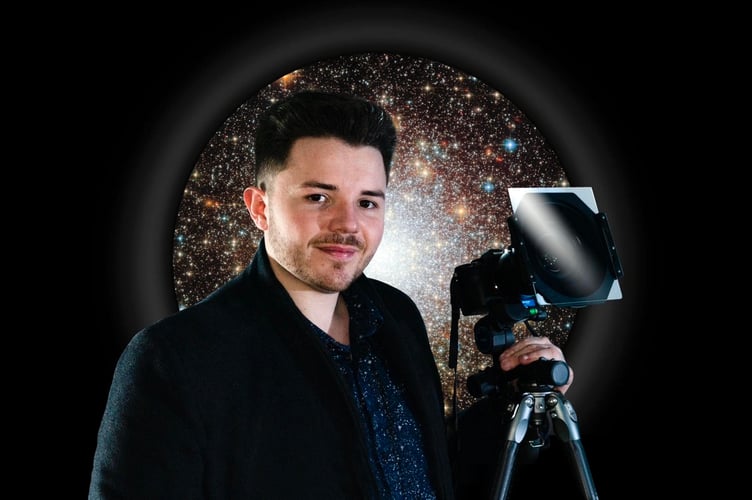 Josh Dury. A photographer has captured a jaw-dropping image of a Halley-type comet over Somerset. Josh Dury, 26, shot 12P/PonsBrooks on 6 March and also managed to get the Andromeda galaxy in the frame. The landscape astrophotographer took the picture from Compton Martin in the Mendip Hills. 12P/PonsBrooks is one of the brightest known periodic comets, with an orbital period of 71 years, whereas Halley's Comet is visible from Earth every 7579 years. Josh says: "This image was not an easy one to capture on so many levels. The amount of times having to move around to capture a composition I was satisfied with eventually paid off."