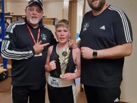 Norton Radstock ABC coach beams for impressive young boxer
