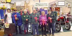 Wells bikers celebrate success at Bristol Classic Motorcycle Show