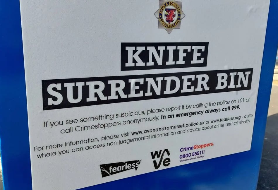 Avon and Somerset Police take action to tackle knife crime