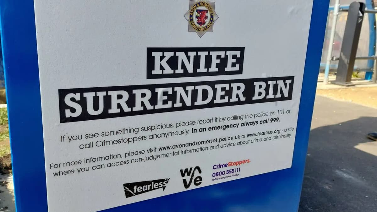 Surrender Boxes Knife surrender bins in Radstock after 'tragic' fatal assaults ...