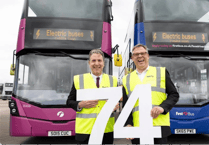 Celebrations as Government funding means electric buses to operate in Somerset
