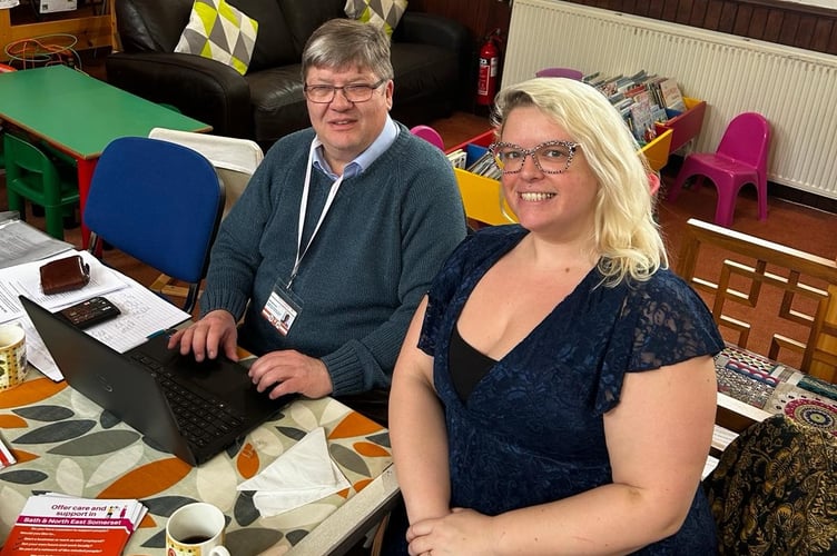 Michael Auton and Rosie Williams (right)