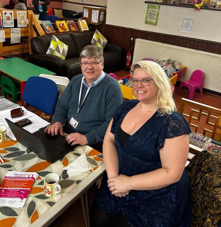 Michael Auton and Rosie Williams (right)