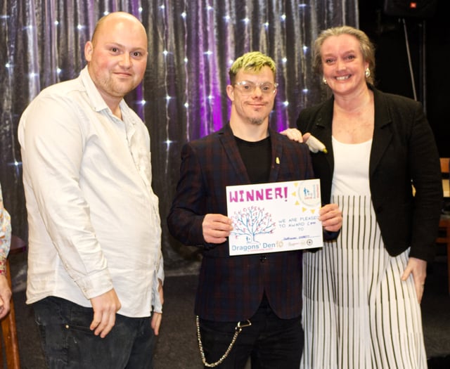 £5,000 granted to local community projects at Dragons' Den!