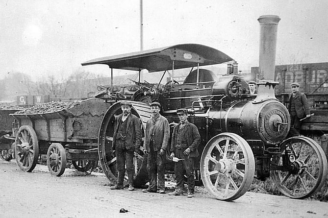 Mystery Photo: Traction engine at Radstock GWR station